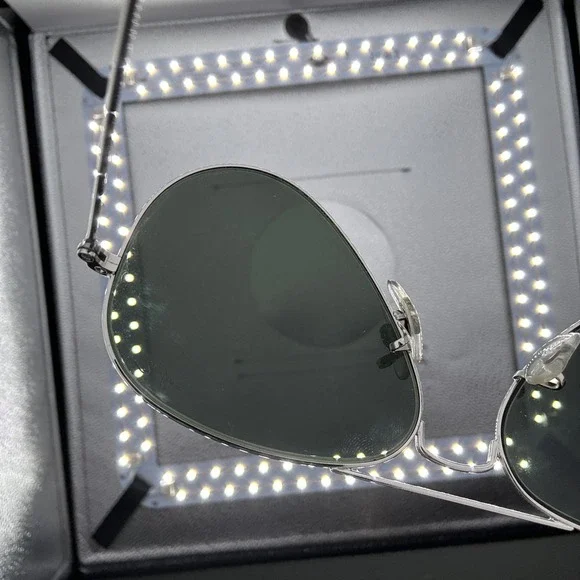 Ray Ban Aviator Sunglasses RB3025 W3277 58 14 Silver Frame & Gray Lenses